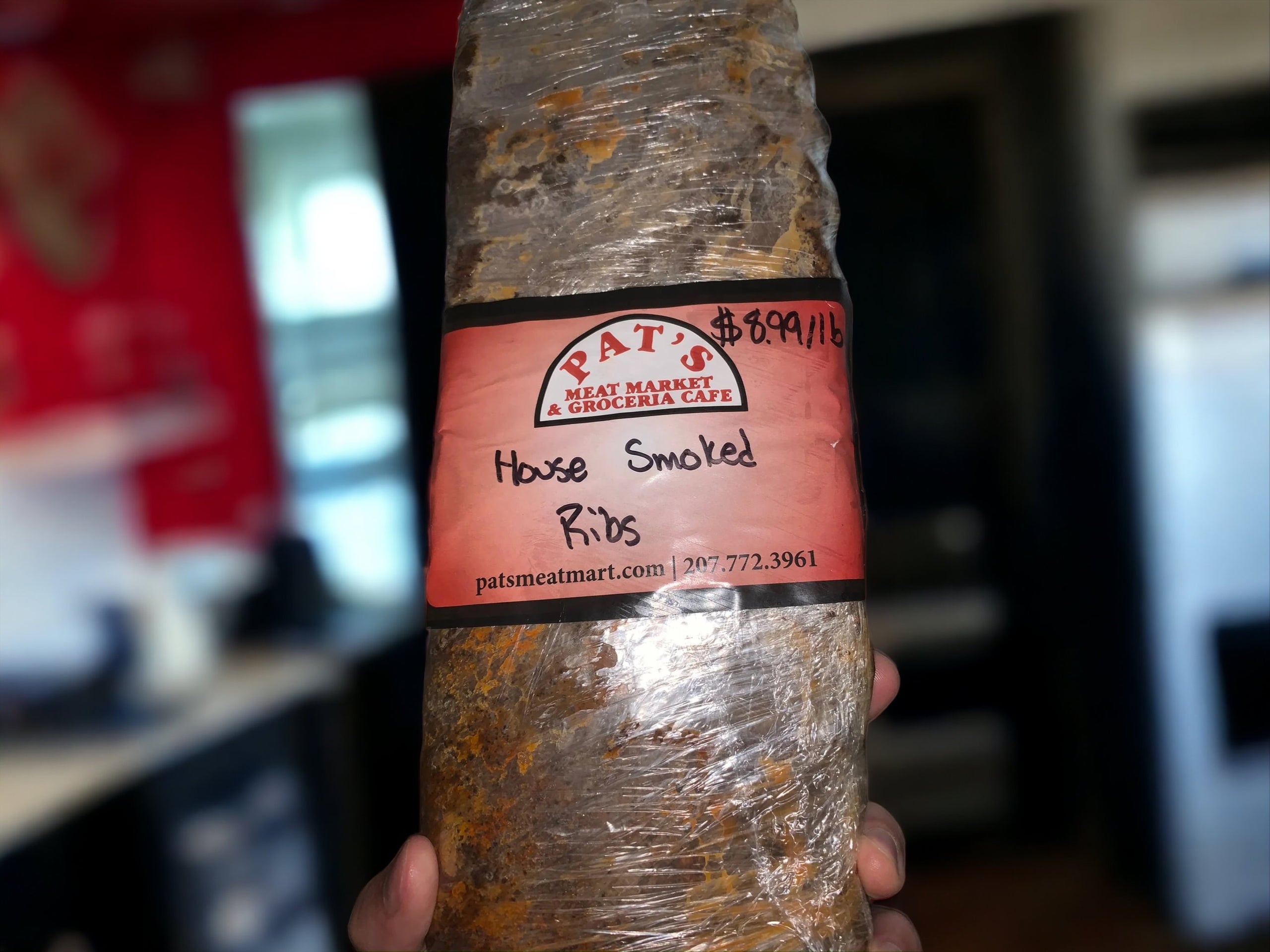 Order smoked ribs online! Pat's Meat Mart